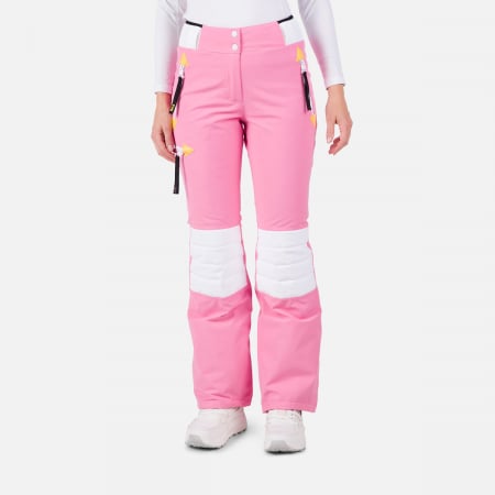 Pantaloni ski - Pantaloni schi dama Rossignol JCC W PILOT STR - New pink