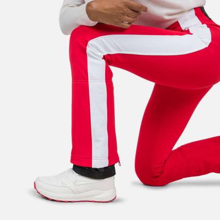 Pantaloni ski - Pantaloni schi dama Rossignol JCC W SIRIUS Softshell Red