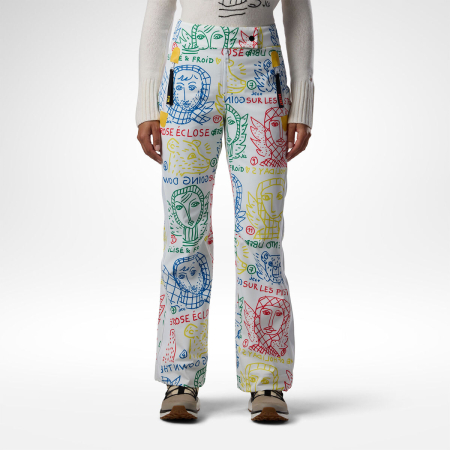 Designed by JC de Castelbajac - Pantaloni schi dama Rossignol JCC W Seasonal ski pant Multicolor print