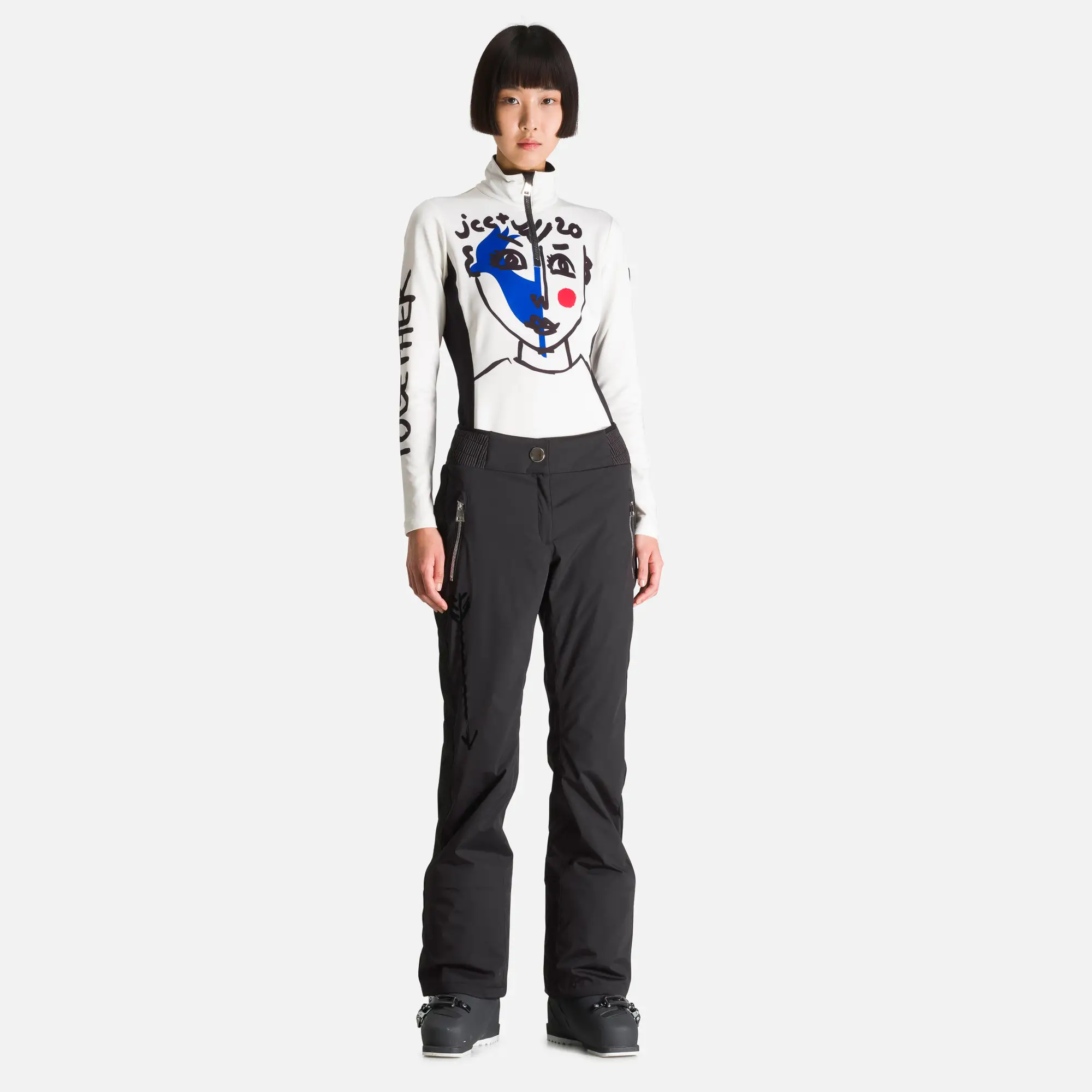 Pantaloni schi dama Rossignol JCC W Stellar Black [4]