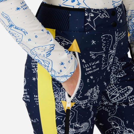 Pantaloni schi dama Rossignol JCC - W Sublim Snow angels cosmic print [6]