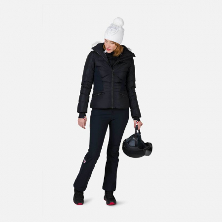 Pantaloni schi dama Rossignol W RESORT Softshell - Black [1]