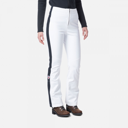 Pantaloni ski - Pantaloni schi dama Rossignol W RESORT Softshell - White