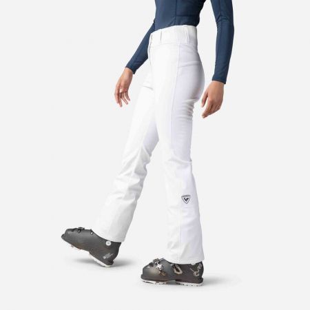 Pantaloni ski - Pantaloni schi dama Rossignol W SKI SOFTSHELL White