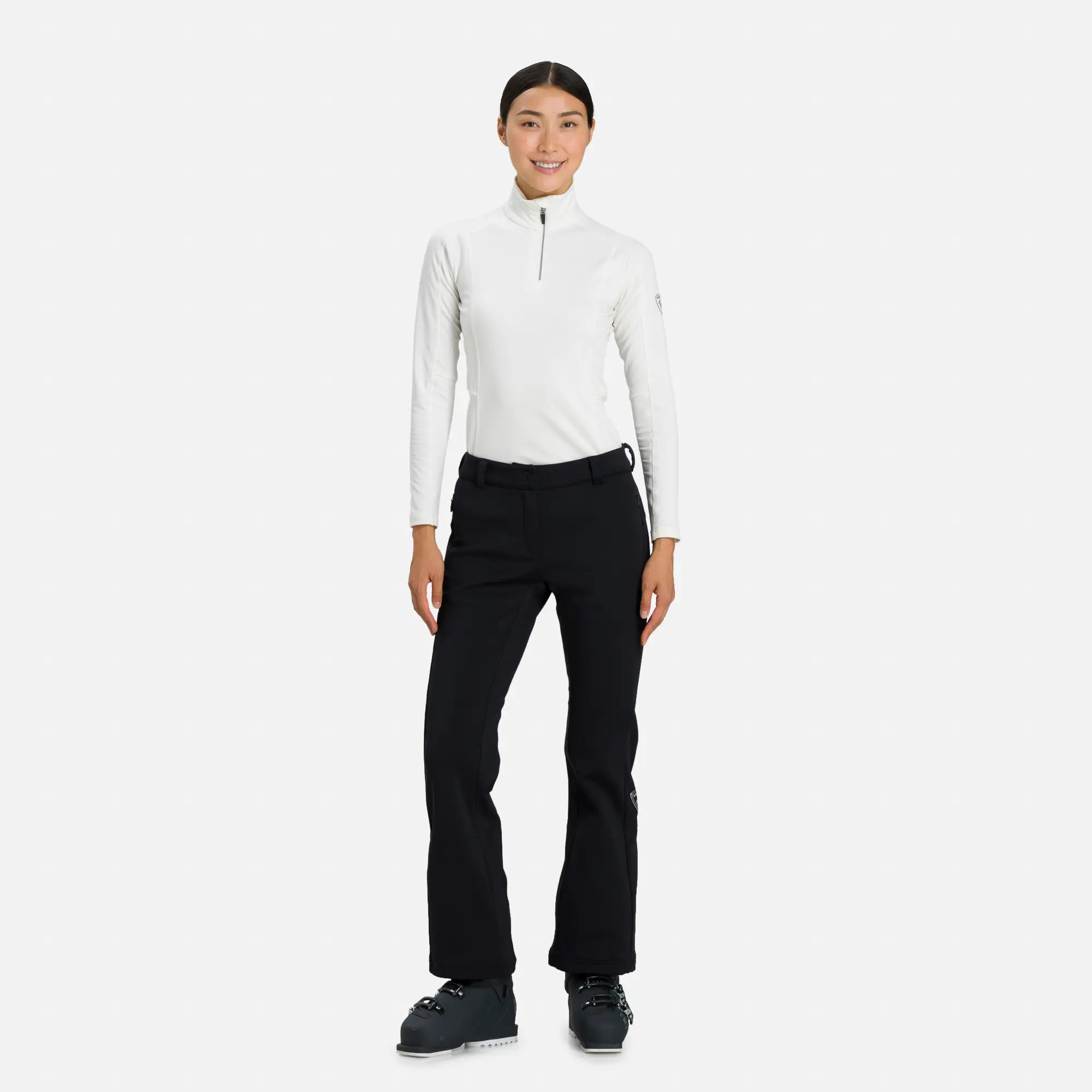 Pantaloni schi dama Rossignol W SKI SOFTSHELL Black [3]