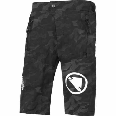 Pantaloni ciclism - Pantaloni scurti copii Endura MT500 Short II Black Camo