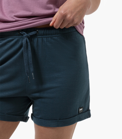 Pantaloni scurti - Pantaloni scurti dama cu merino SN-SUPERNATURAL - W WIDE SHORTS - Blueberry