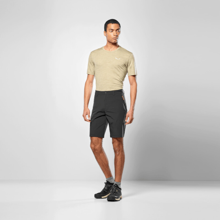 Pantaloni scurti Salewa PUEZ TALVENA DURASTRETCH Negru [3]