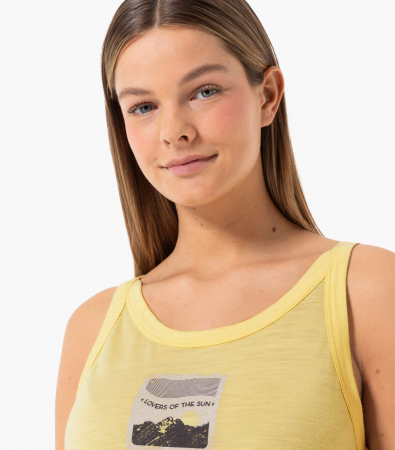 Rochie dama SN Super.Natural - W RELAX SUN LOVERS - Chardonnay/Various [3]