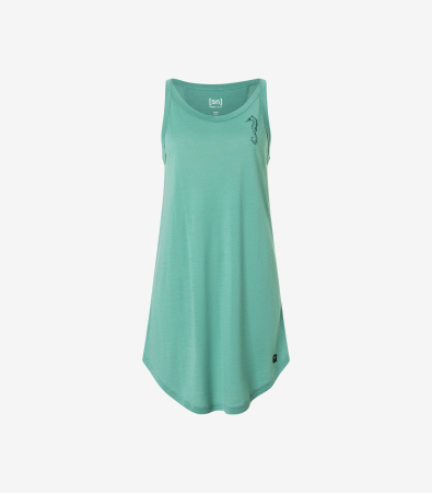 Rochie dama SN Super.Natural - W SEA HORSE DRESS - Lagoon Green/Pacific [1]