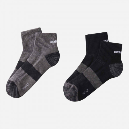 Accesorii - Set x 2per Sosete Rossignol LYCIAN SHORT SOCKS 2P - Black