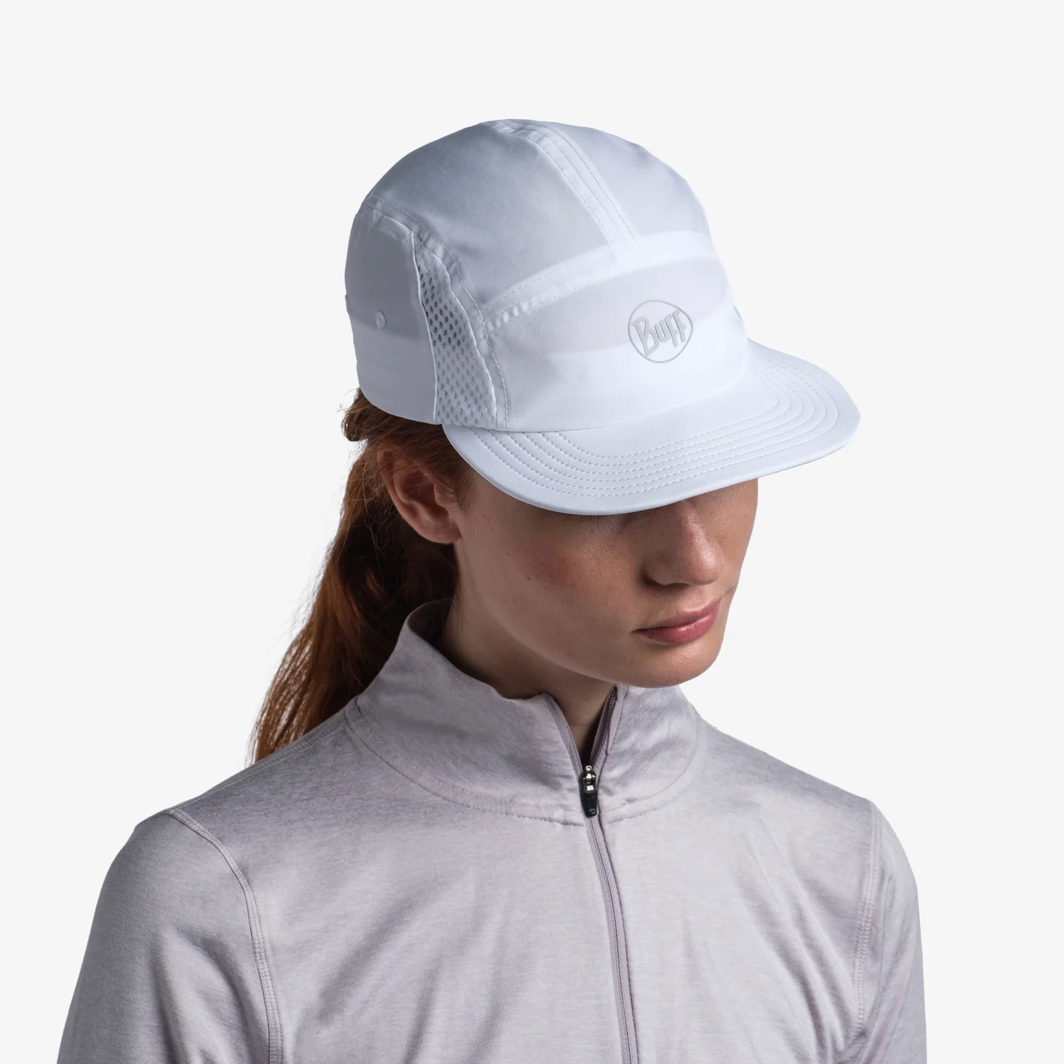 Produse BUFF - Sapca unisex Buff 5 PANEL GO SOLID WHITE