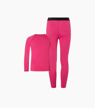 Set bluza cu pantaloni pentru copii SN Super.Natural K TUNDRA175 BASE SET PINKY ROSE [1]