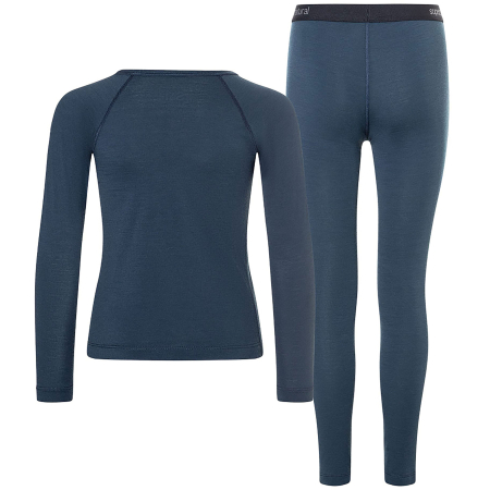 Set bluza cu pantaloni pentru copii SN Super.Natural TUNDRA175 SKI BUNNY Blueberry/Various [1]
