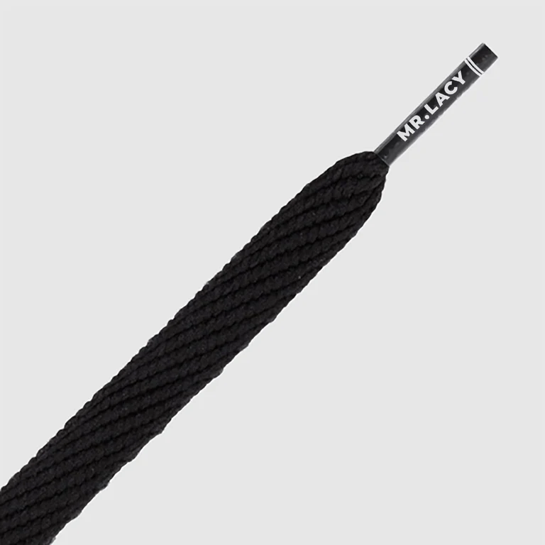 Sireturi Mr. Lacy FLATTIES Black 110CM [1]