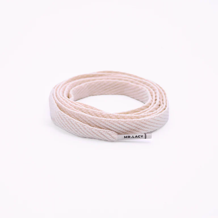 Sireturi Mr. Lacy - Sireturi Mr. Lacy FLATTIES Cream 130CM