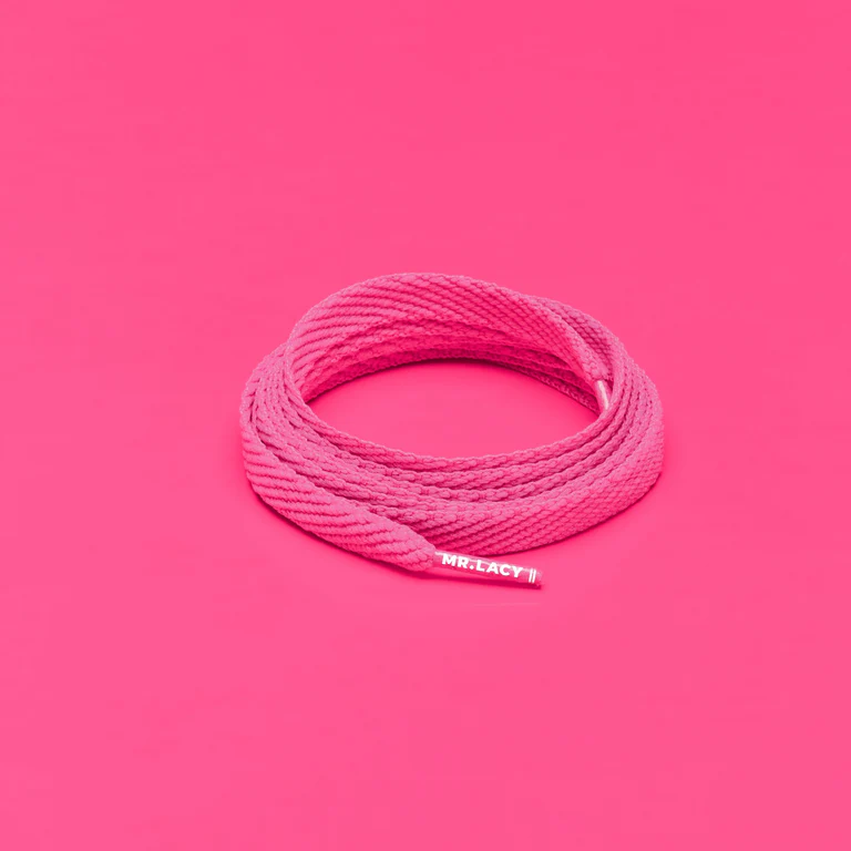 Sireturi Mr. Lacy - Sireturi Mr. Lacy FLATTIES Lipstick Pink 130CM