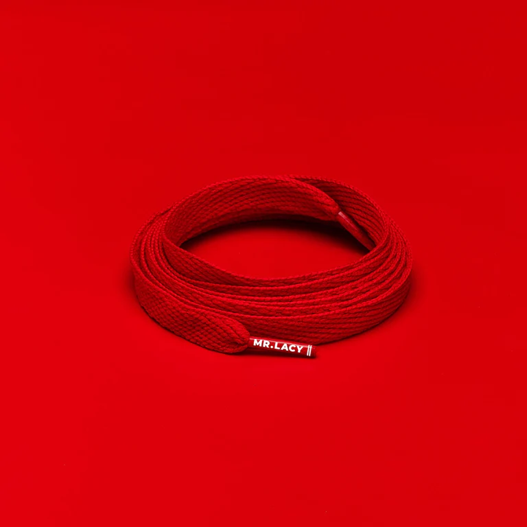 Sireturi Mr. Lacy - Sireturi Mr. Lacy FLATTIES Red130CM