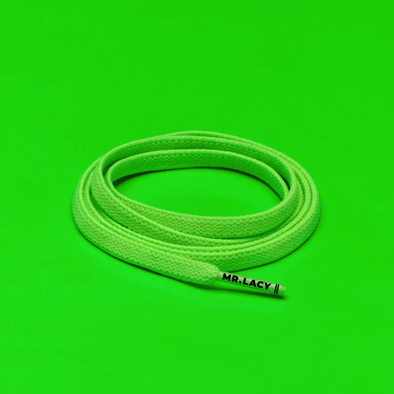 Sireturi Mr. Lacy - Sireturi Mr. Lacy FLEXIES Neon Green 90CM