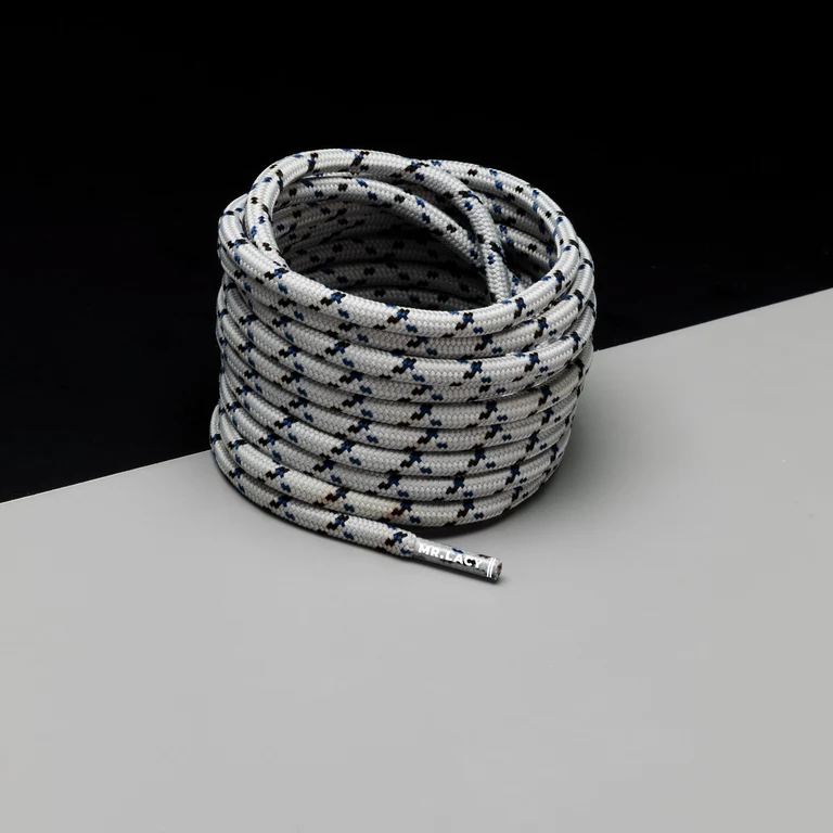 Sireturi Mr. Lacy - Sireturi Mr. Lacy ROUND 150CM Silver Grey/Black/Blue