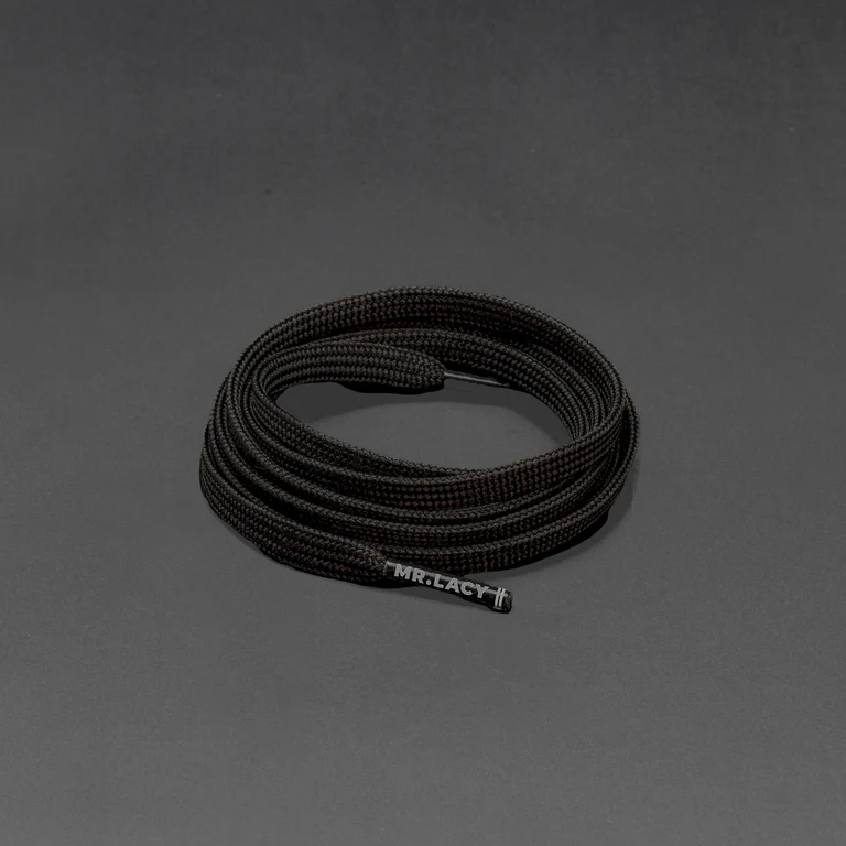 Sireturi Mr. Lacy - Sireturi Mr. Lacy RUNNIES FLAT 120CM Black