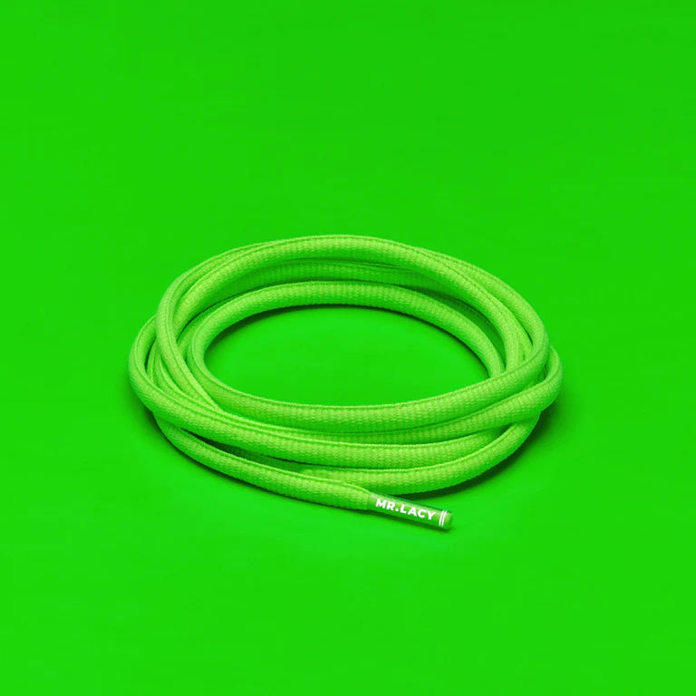 Sireturi Mr. Lacy - Sireturi Mr. Lacy RUNNIES HYDROPHOBIC 120CM Neon Green