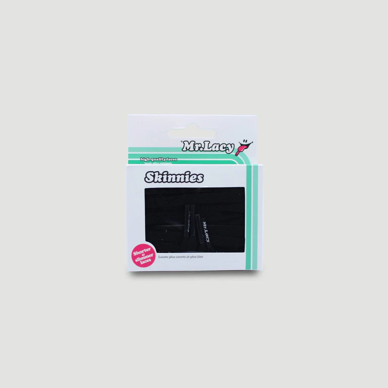 Sireturi Mr. Lacy SKINNES 120CM Black [2]
