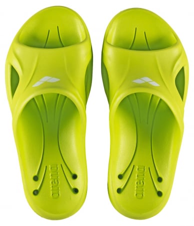Slapi barbati ARENA HYDROSOFT II JR HOOK Lime [3]