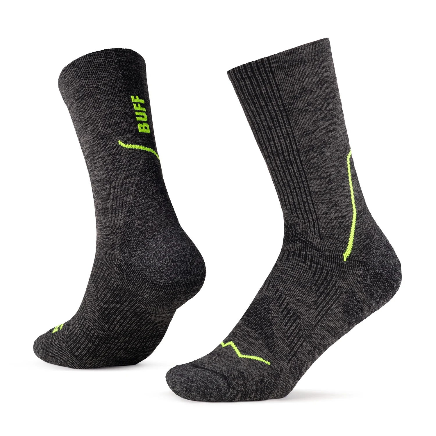 Diverse Accesorii - Sosete Buff DryFlx Crew - DC Black