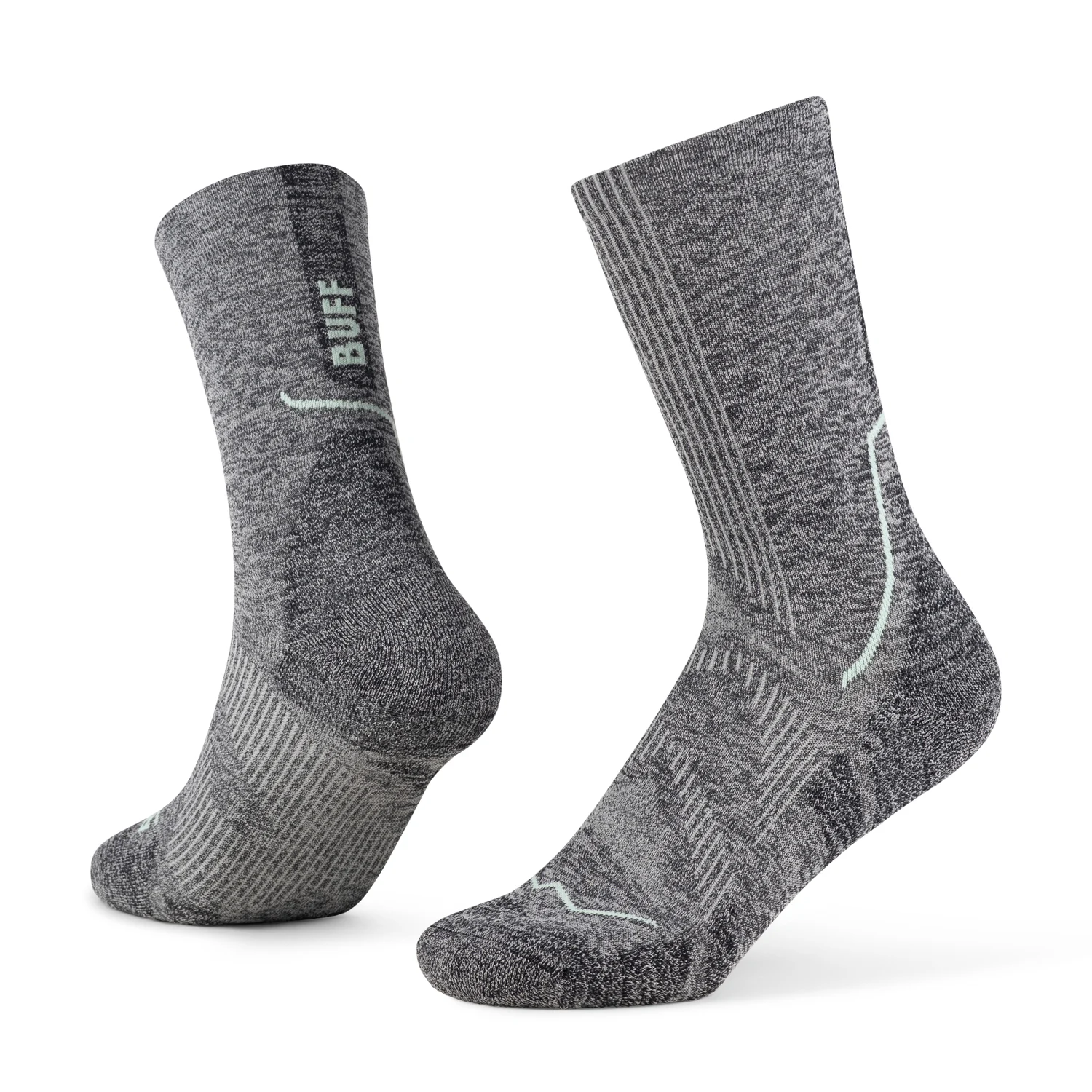 Diverse Accesorii - Sosete Buff DryFlx Crew - DC LIGHT GREY