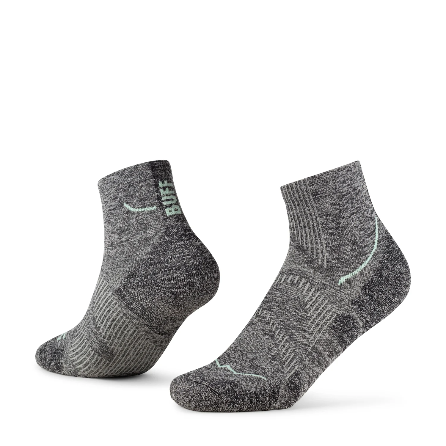 Diverse Accesorii - Sosete Buff DryFlx Quarter - DQ LIGHT GREY