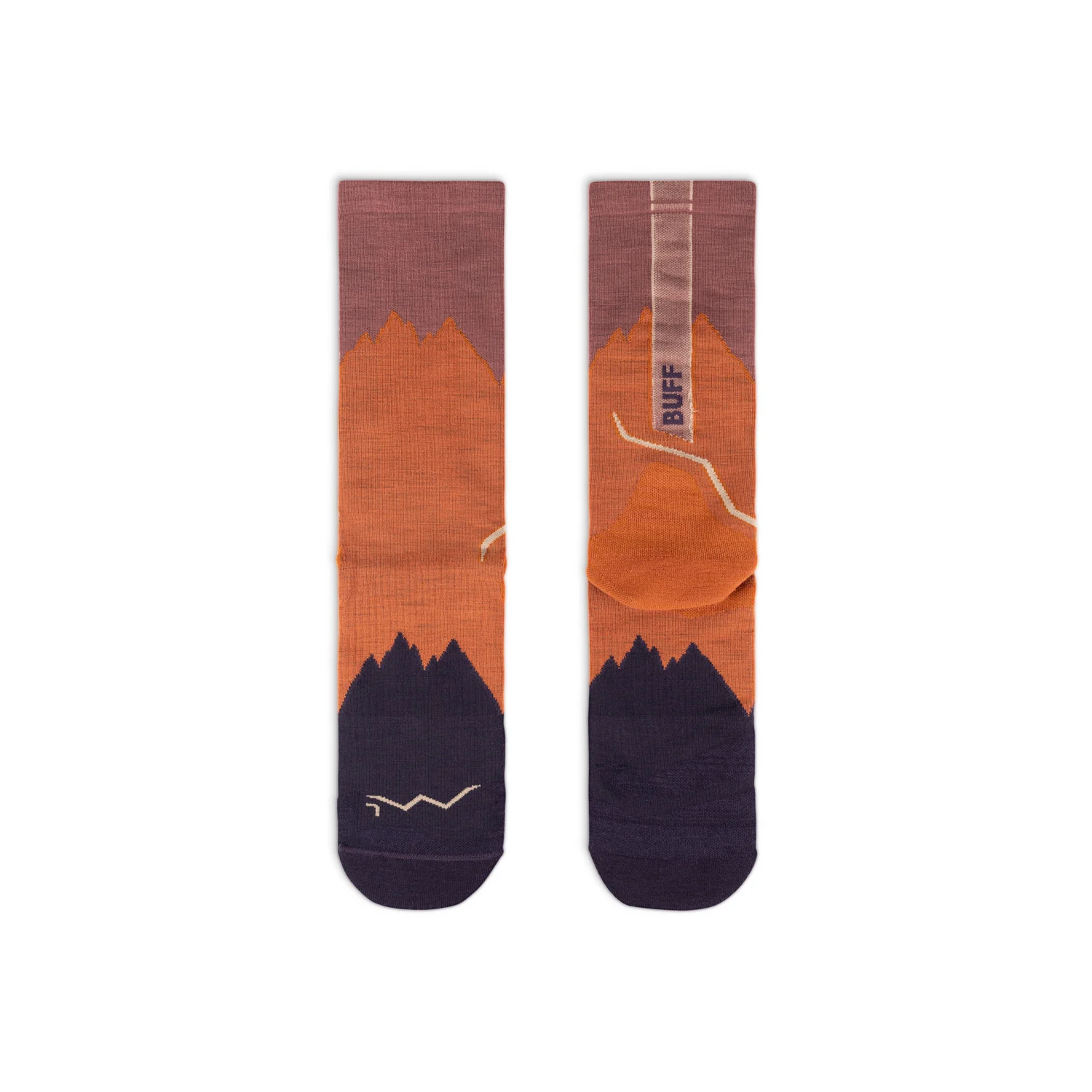 Sosete Buff Light Wool Merino Crew - LCW3 GINGER [2]