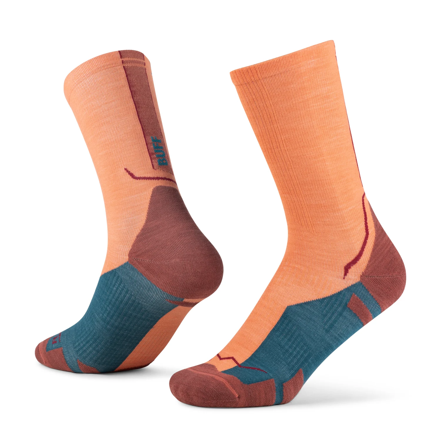 Șosete - Sosete Buff Light Wool Merino Crew - LCW4 FLAMINGO