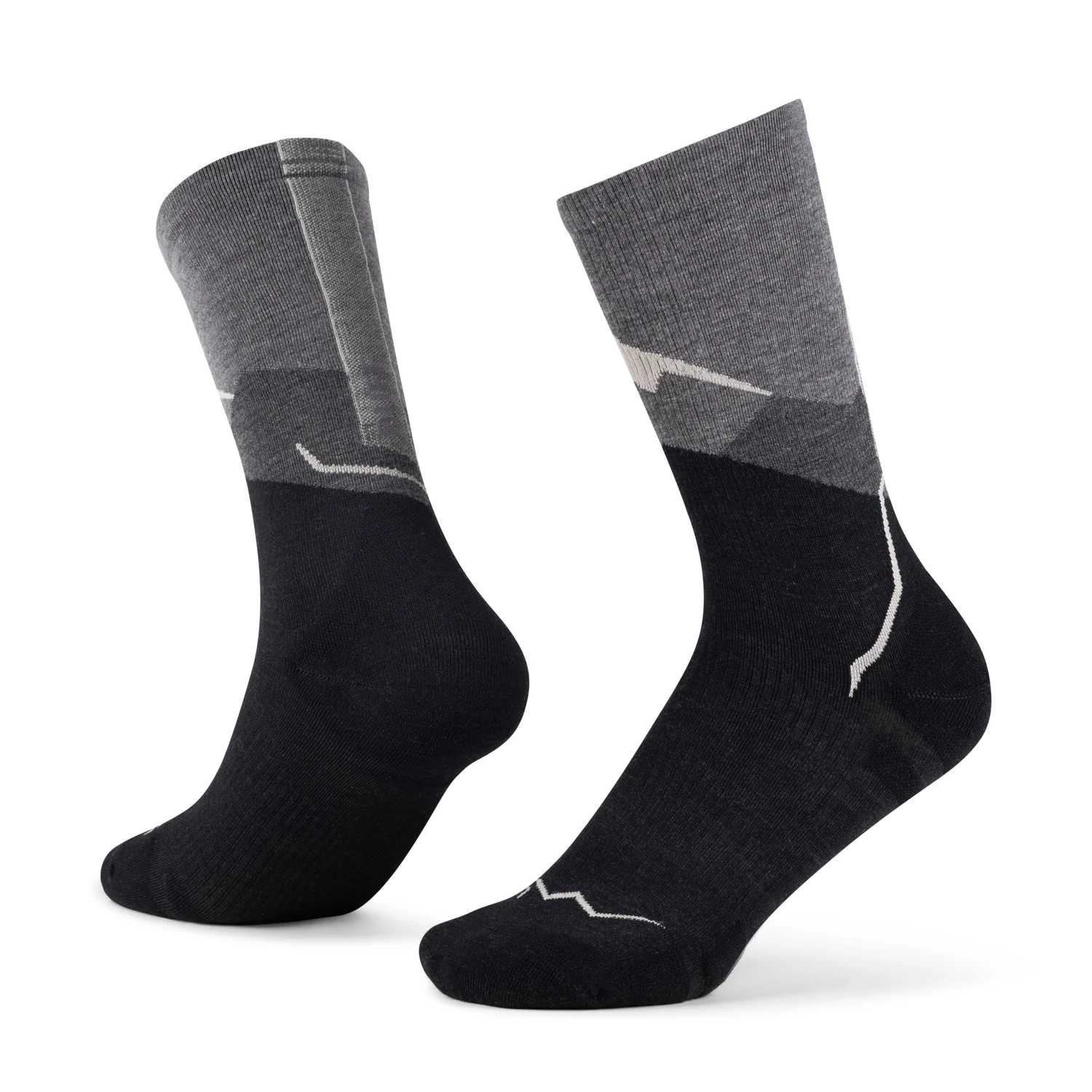 Șosete - Sosete Buff Light Wool Merino Crew - LWC1 GRAPHITE
