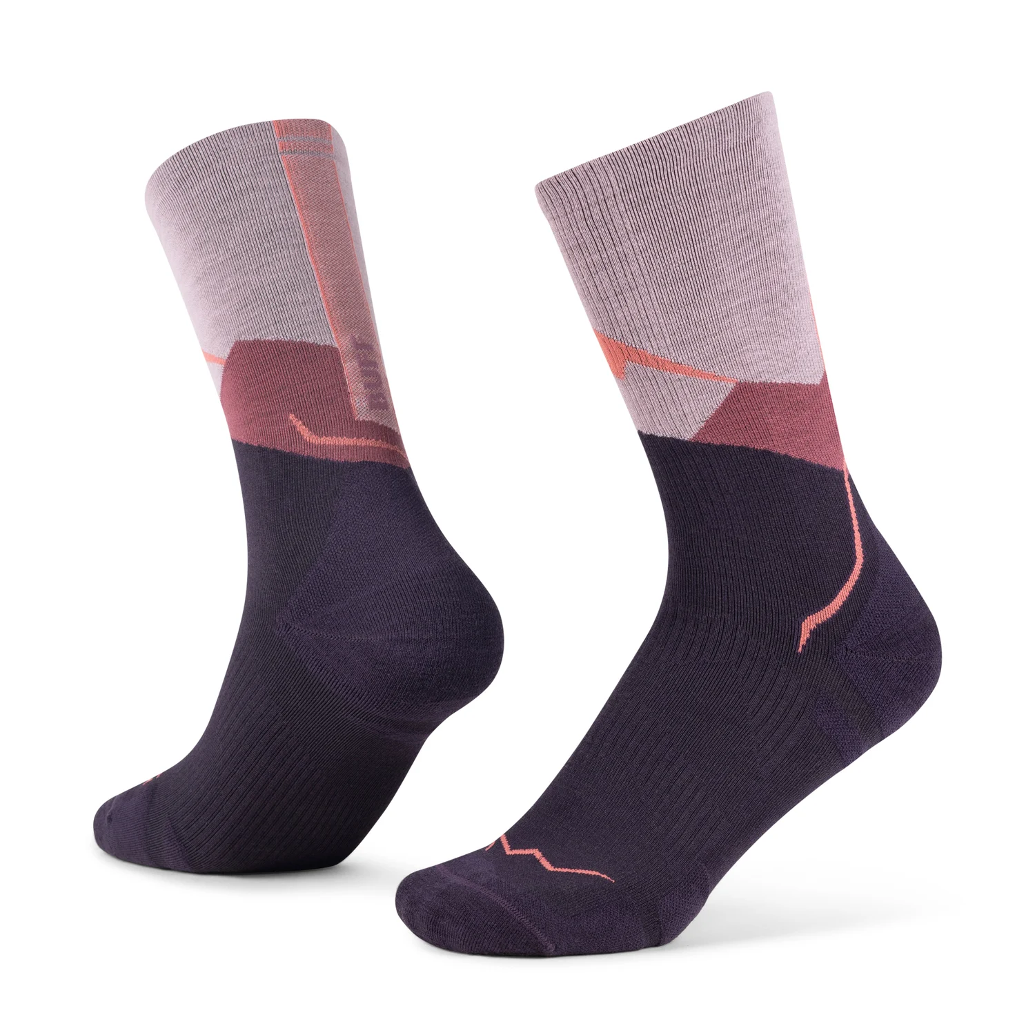 Șosete - Sosete Buff Light Wool Merino Crew - LWC1 PINK