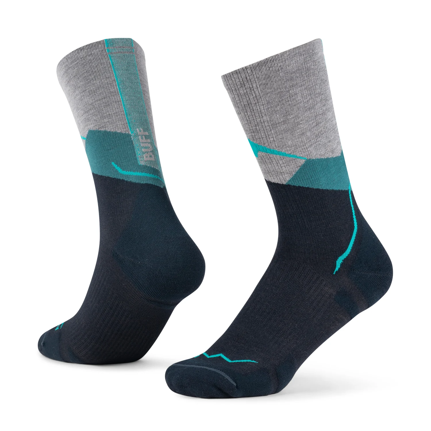 Șosete - Sosete Buff Light Wool Merino Crew - LWC1 TEAL