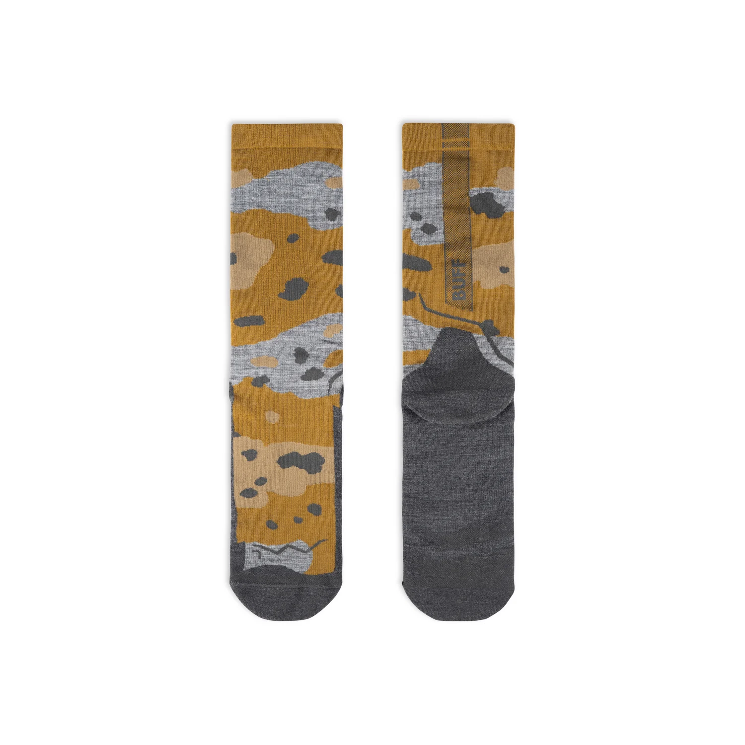 Sosete Buff Light Wool Merino Crew - LWC2 UMBER KHAKI [2]