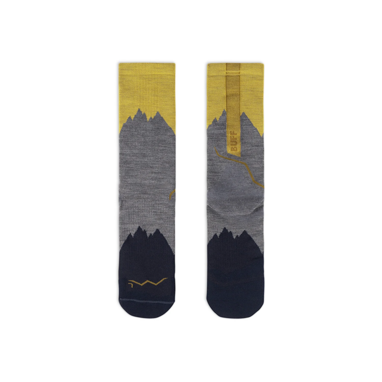 Sosete Buff Light Wool Merino Crew - LWC3 GREY [2]