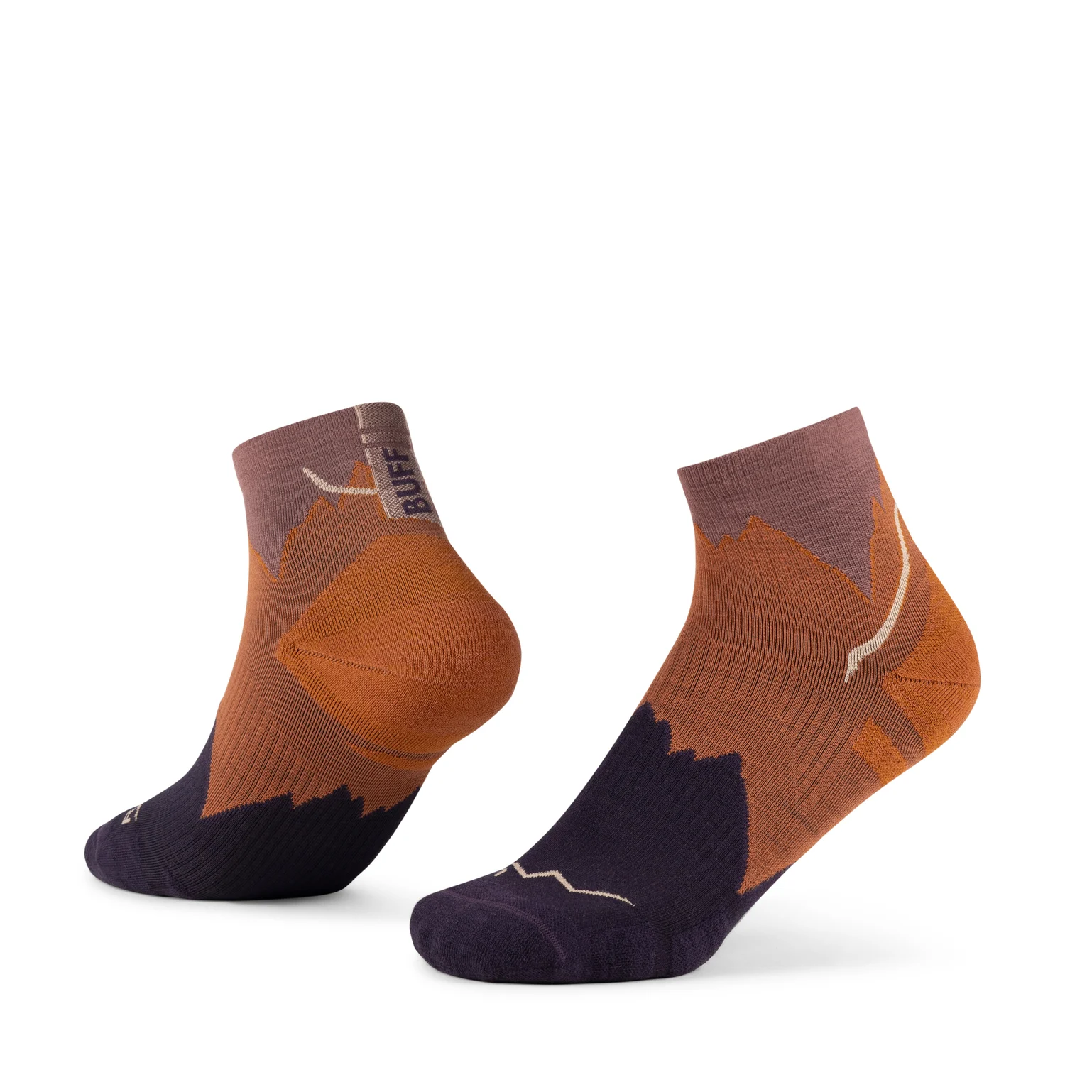Produse BUFF - Sosete Buff Light Wool Merino Quarter - LWQ3 GINGER