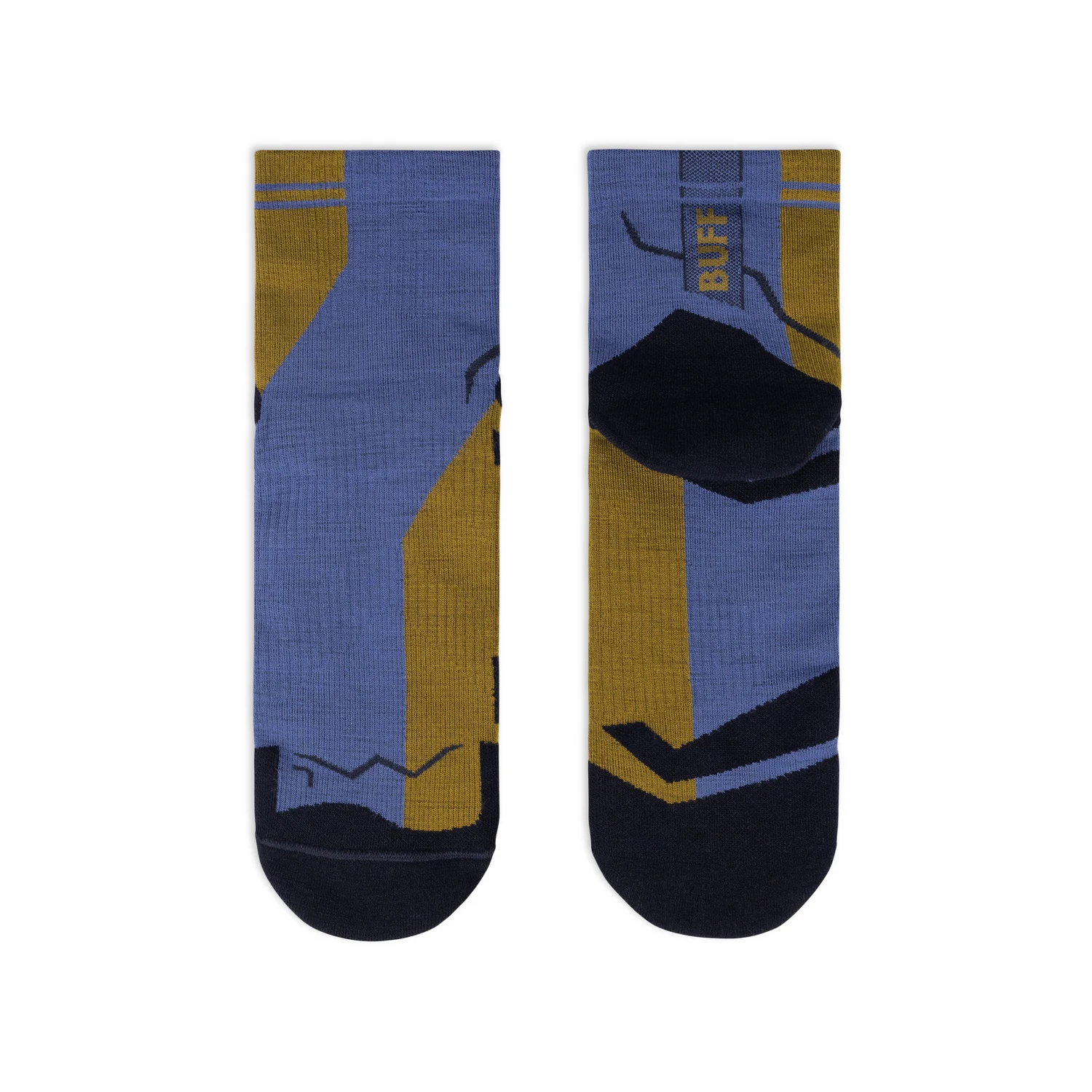 Sosete Buff Light Wool Merino Quarter - LWQ4 BLUE [2]