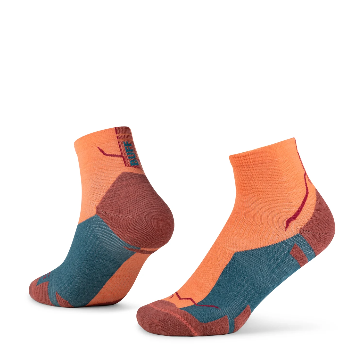 Produse BUFF - Sosete Buff Light Wool Merino Quarter - LWQ4 FLAMINGO