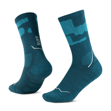 Produse BUFF - Sosete Buff Midweight Wool Merino Crew - MWC2 TEAL