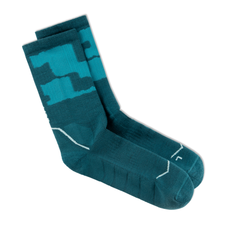 Sosete Buff Midweight Wool Merino Crew - MWC2 TEAL [2]
