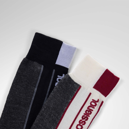 Set Sosete schi barbati Rossignol Essential 2 pack ski socks White [2]