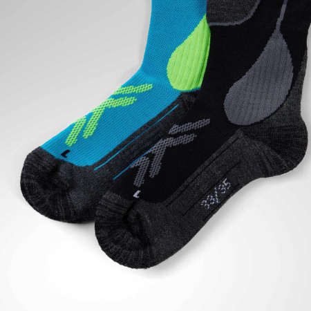 Set Sosete schi copii Jr Rossignol Essential 2 pack ski socks Black [1]