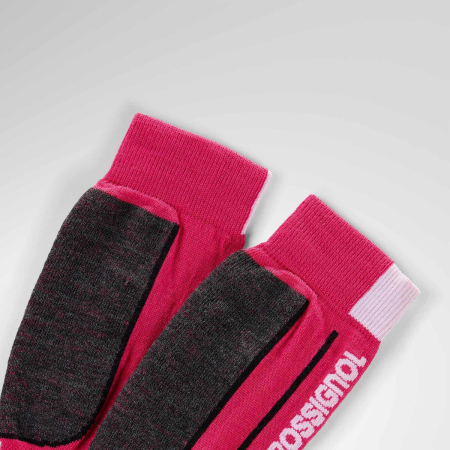 Sosete schi copii Jr Rossignol Essential ski socks Electric fuchsia [2]