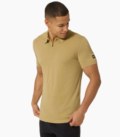 Tricouri - Tricou barbati cu merino SN-SUPERNATURAL M ZIP POLO Sahara