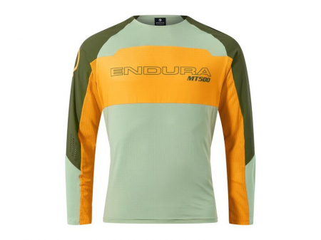 Tricouri ciclism - Bluza barbati MT500 BURNER LITE LS TEE