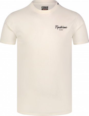 Tricouri - Tricou barbati NORDBLANC CAMPING Cream White