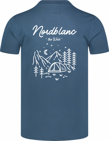 Tricou barbati NORDBLANC CAMPING Blue Grove [1]